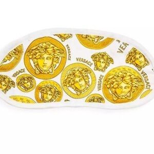 Versace Medusa Gold and White Sleep Mask NWOT
